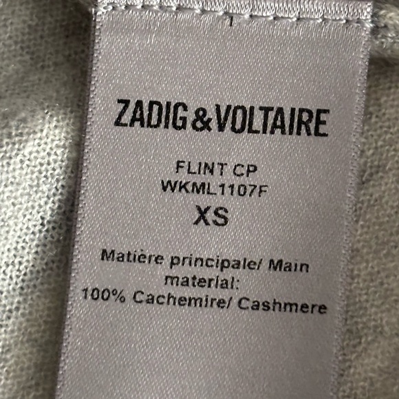 Zadig & Voltaire Light Gray Women's Sweater - Picture 4 of 6